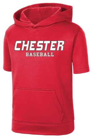 Baseball Short Sleeve Hoodie
